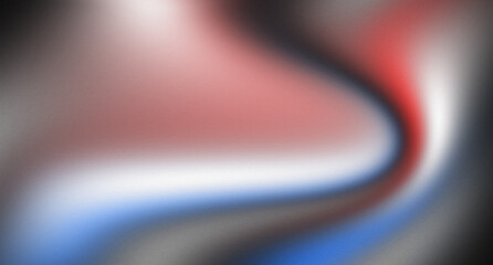 Abstract Grainy Noise Effect on Monochrome Red and Blue White Gradient Background, Artistic Blur Flow with Subtle Light for Poster Design, Flyer, Wallpaper, and Web Banner Layout