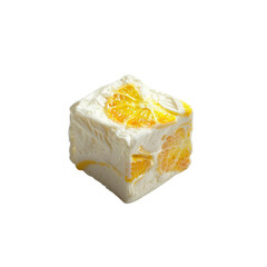 Delicious Creamy Marshmallow with Orange Slices - Sweet Treat, Dessert, Confectionery