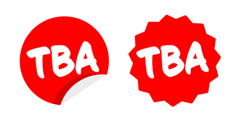 TBA / To be announced