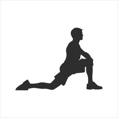 Male Fitness Warm-Up Pose