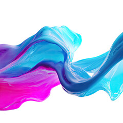 Fototapeta premium Abstract fluid forms in vibrant colors (37)
