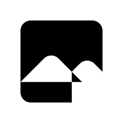 black and white icons