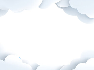 Abstract cloud frame