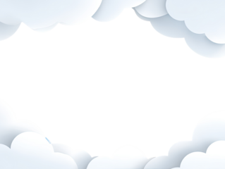 Abstract cloud frame