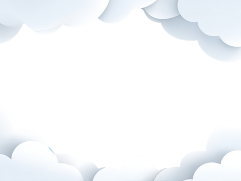 Abstract cloud frame