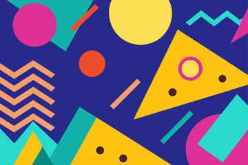 Obraz premium A vibrant vector illustration set featuring colorful circles and abstract line patterns, perfect for modern business and artistic design concepts