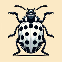 illustration of the koksi beetle