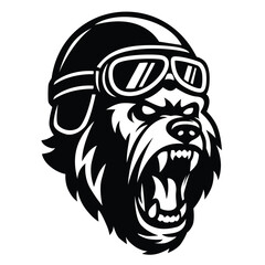 Rampaging Biker Bear