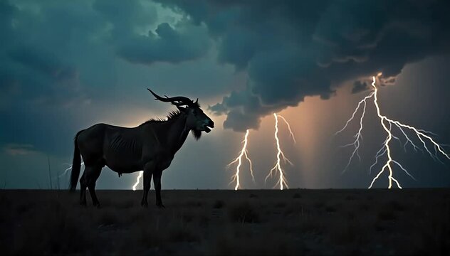 Onager laughing with sharp whinnies