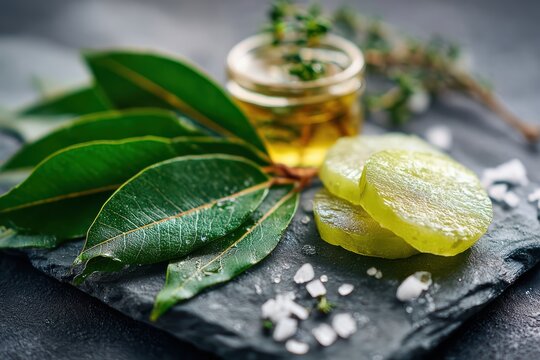 fresh daun salam (Indonesian bay leaves)