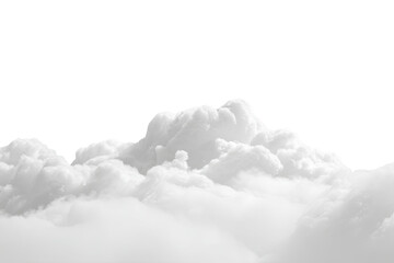 A monochrome cloud formation against a black background