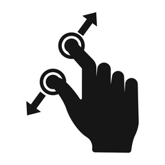 DecorativeTouch Gesture Icons For Design Elements Templet