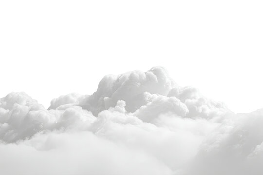 A monochrome cloud formation against a black background - Powered by Adobe