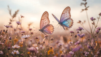 butterfly on a meadow