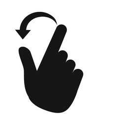 DecorativeTouch Gesture Icons For Design Elements Templet