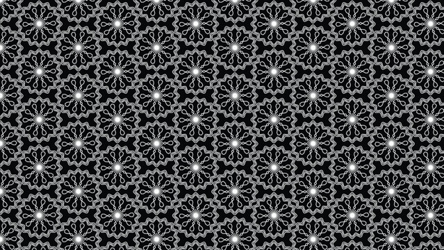 Seamless abstract vector background with monochrome geometric design, ideal for modern branding, fashion surfaces, and contemporary textile applications