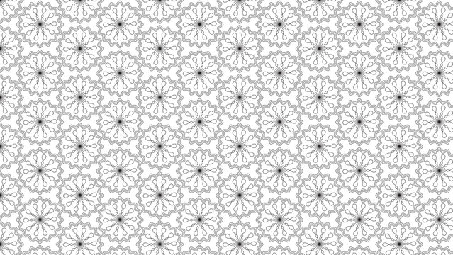 Seamless abstract vector background with monochrome geometric design, ideal for modern branding, fashion surfaces, and contemporary textile applications