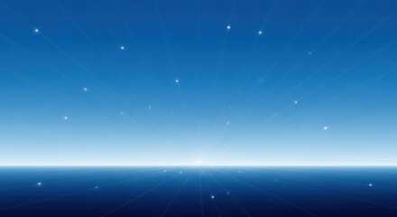 Futuristic Tech Background with Digital Elements and Glowing Lines