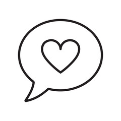  Chat Bubble with Heart – Emotional Support