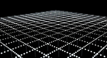 Futuristic Tech Background with Digital Elements and Glowing Lines