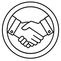 Agreement Icon Line Art