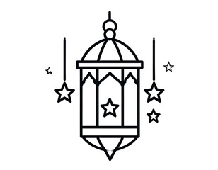Obraz premium vector illustration of a bird cage