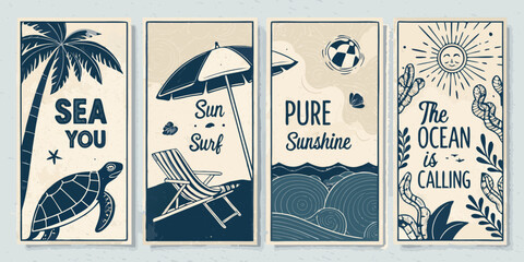 Fototapeta premium vintage summer background