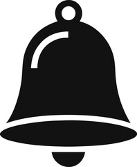 Classic Hand Bell with Handle Vector