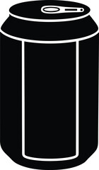 Soda Can Silhouette