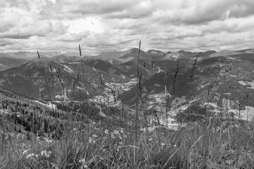 Fototapeta premium Wandern in Kärnten in Österreich