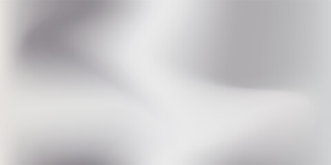 Silver foil background with metal mirror texture. Chrome gradient surface with light gloss. Vector aluminum grey sheet with reflection. Platinum and titanium abstract cold bg
