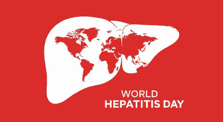 World Hepatitis Day awareness graphic with global reach concept