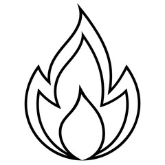 Fire Symbol Flat Icon