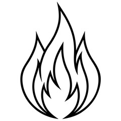 Fire Symbol Flat Icon