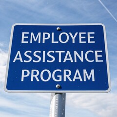 Employee Assistance Program Sign Under Clear Sky