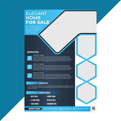 Modern apartment real estate flyer template ideal for promoting flat rentals, sales listings, and urban housing opportunities for realtors and property managers