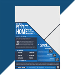 Minimalist real estate flyer design featuring clean lines and modern layout, ideal for sleek property promotions, home listings, and realtor branding materials