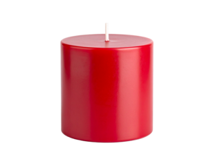 A modern flameless LED candle, offering safe and long-lasting ambiance, isolated on a white background.