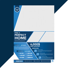 Editable real estate flyer for promoting family-oriented residential properties, perfect for realtors showcasing open house events, home sales, and featured property listings