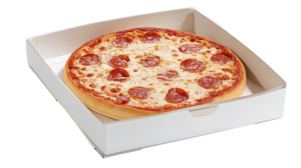 Pepperoni Pizza in a Box, Ready to Ea,t Delicious Meal