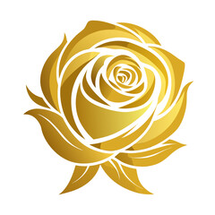 yellow rose vector illustration