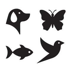 Fototapeta premium Animals Icon Set