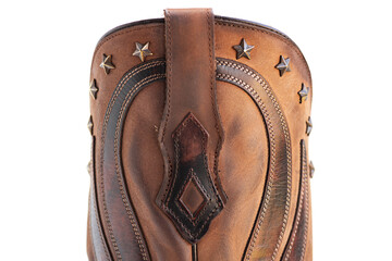 Cowboy Boot as Fashion Accessory. Rich materials and sculpted detail for rustic sophistication.