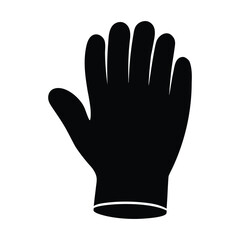 Obraz premium hand in black glove
