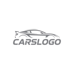 Unique car logo Modern and minimalist vector and abstract logo