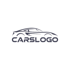 Unique car logo Modern and minimalist vector and abstract logo