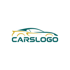 Unique car logo Modern and minimalist vector and abstract logo