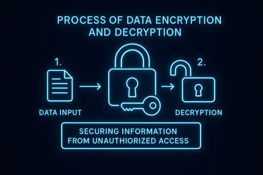 Data Encryption Process with Secure Algorithm Implementation for Cybersecurity