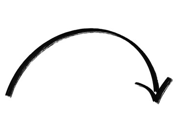 Hand Drawn Right Arrow PNG Transparent Creative Infographic Arrow