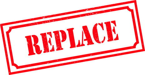 Grunge stamp replace